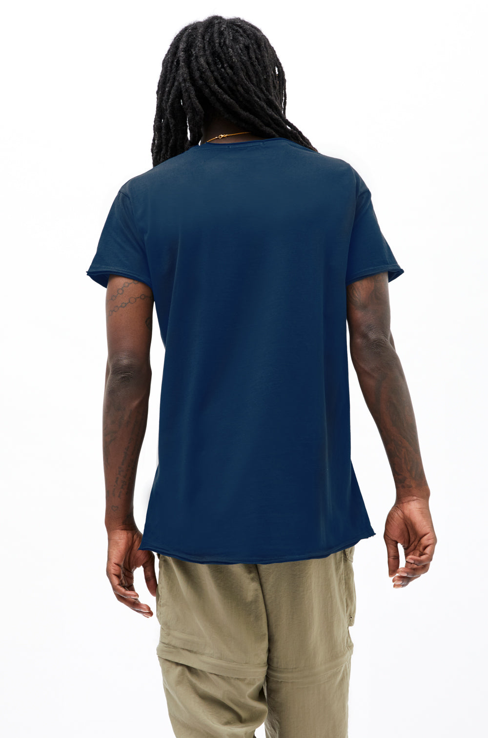 Basics - Navy Signature Crew & V-Neck